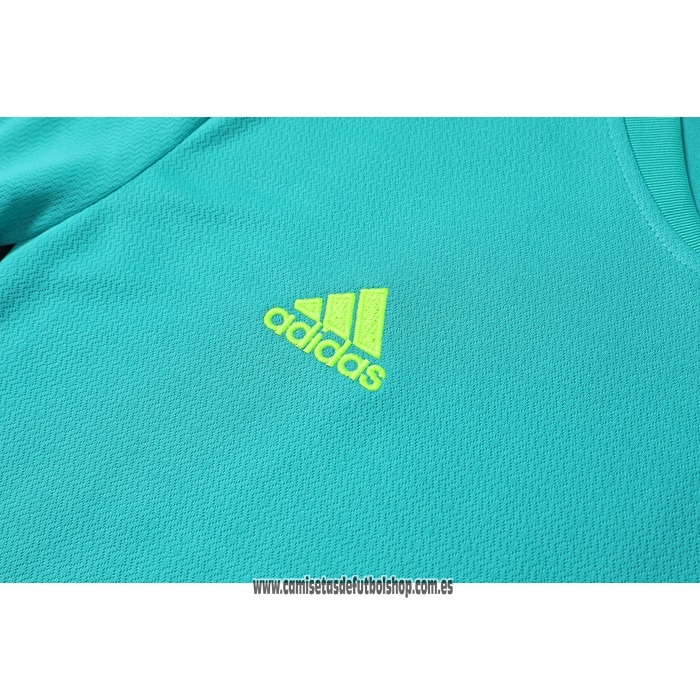 Chandal del Juventus 22-23 Manga Corta Azul y Verde - Pantalon Corto